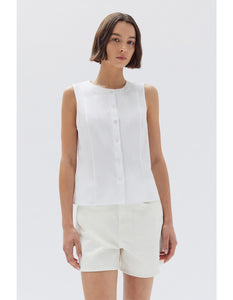 Assembly Label 'Alice Top' - White