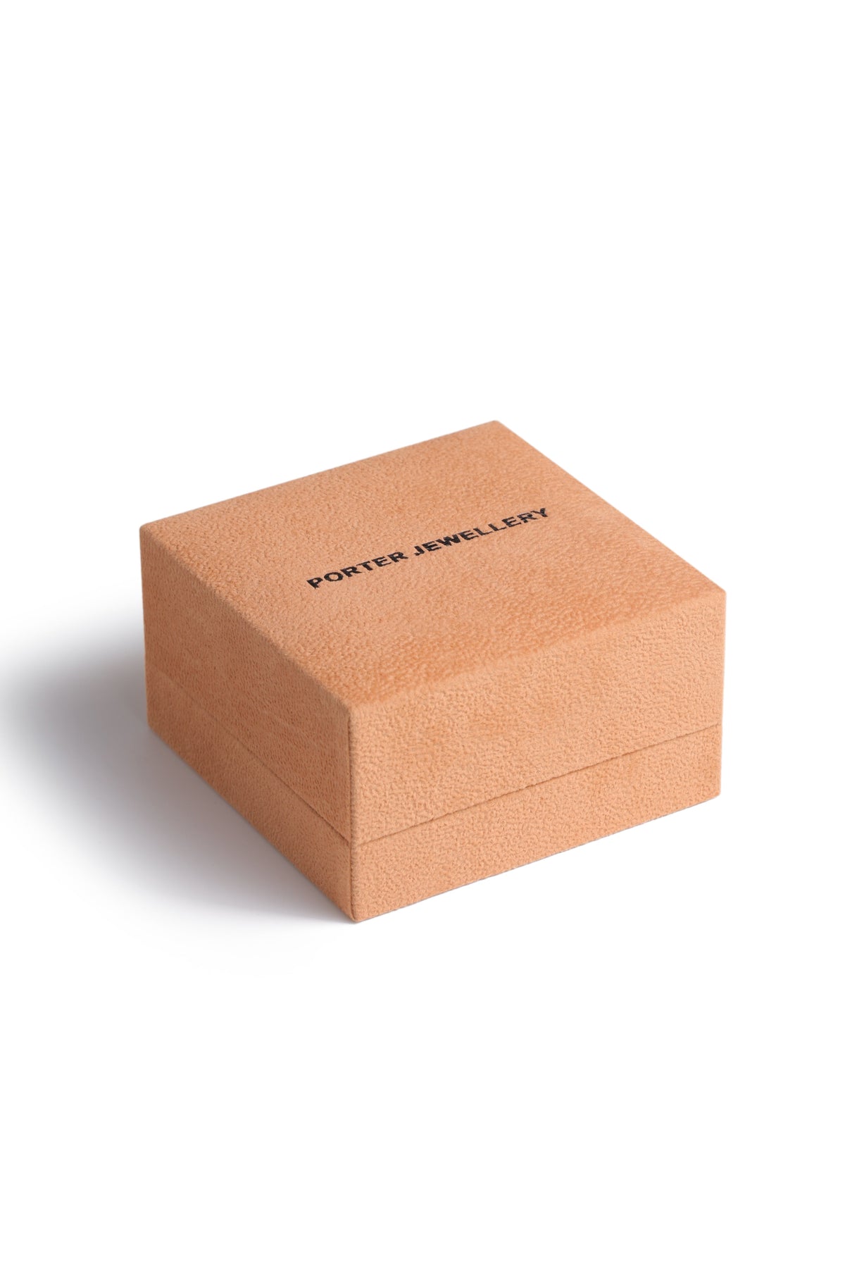 Porter Tube Bangle 6mm packaging shot showing the bangle in Porter's branded velvet box