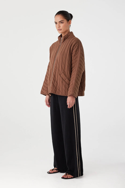 Arcaa Tessa Jacket in Chocolate — meet the cozy, best-selling layer your capsule wardrobe has been begging for.
