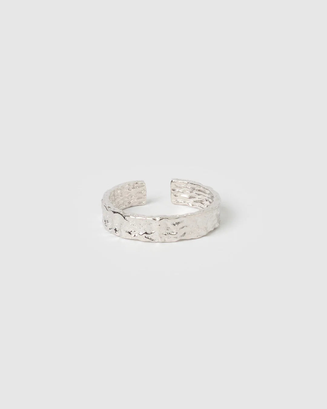 Arms of Eve Eros Textured Ring Medium in Silver — the organic, sculptural statement your daily ring stack has been waiting for.