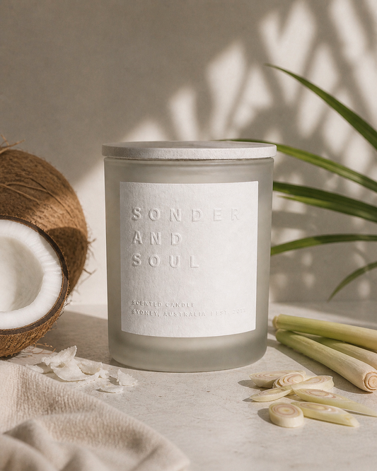 Coconut and Lemongrass Soy Candle