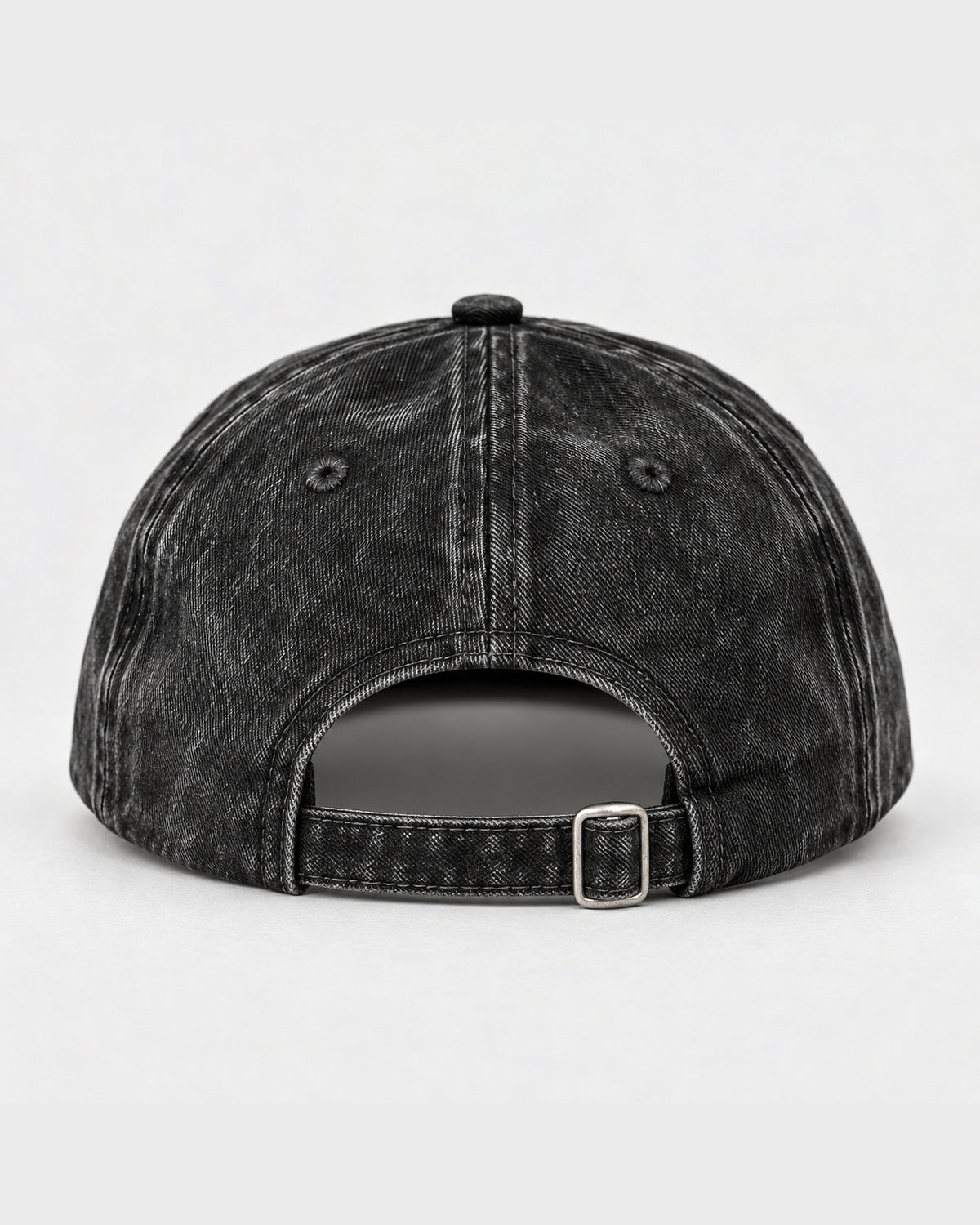dDARL Dad Cap Mini in Washed Black, flat lay, angle 4