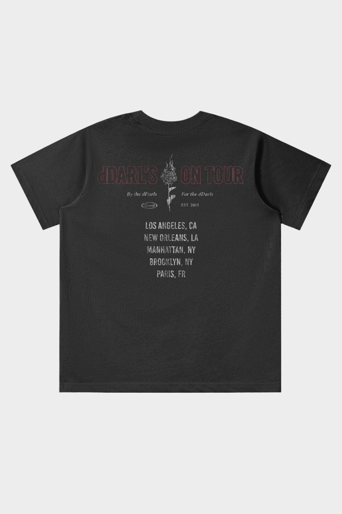 dDarl Tour SS Tee — a statement tee with a vintage feel, the dDARL Tour Tee is designed in an oversized fit with a soft, washed finish for that lived-in look.