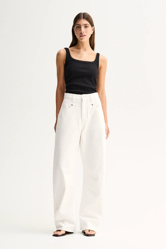 Elka Collective Persi Tank in Black — a refined everyday essential, the Elka Collective Persi Tank in Black is designed with a close-to-body silhouette and clean, minimal finish.