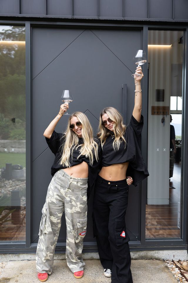 Luna Lane Cleo Cargo in Black — the Cleo Cargo Pants in Black from Lunna Lane are designed with a relaxed, effortless fit that sits just right.