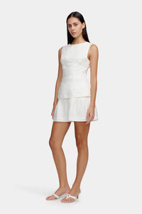 Ownley Darcy Mini Skirt - Ivory