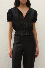 Fiora Blouse - Fresco Lace Black