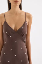 Nude Lucy 'Athena Cupro Slip Dress'