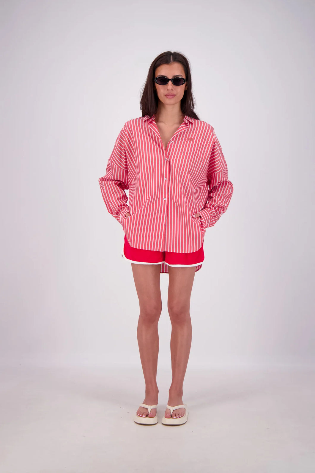 Jasmine Alexa ' Mahalo Shirt'-  Red