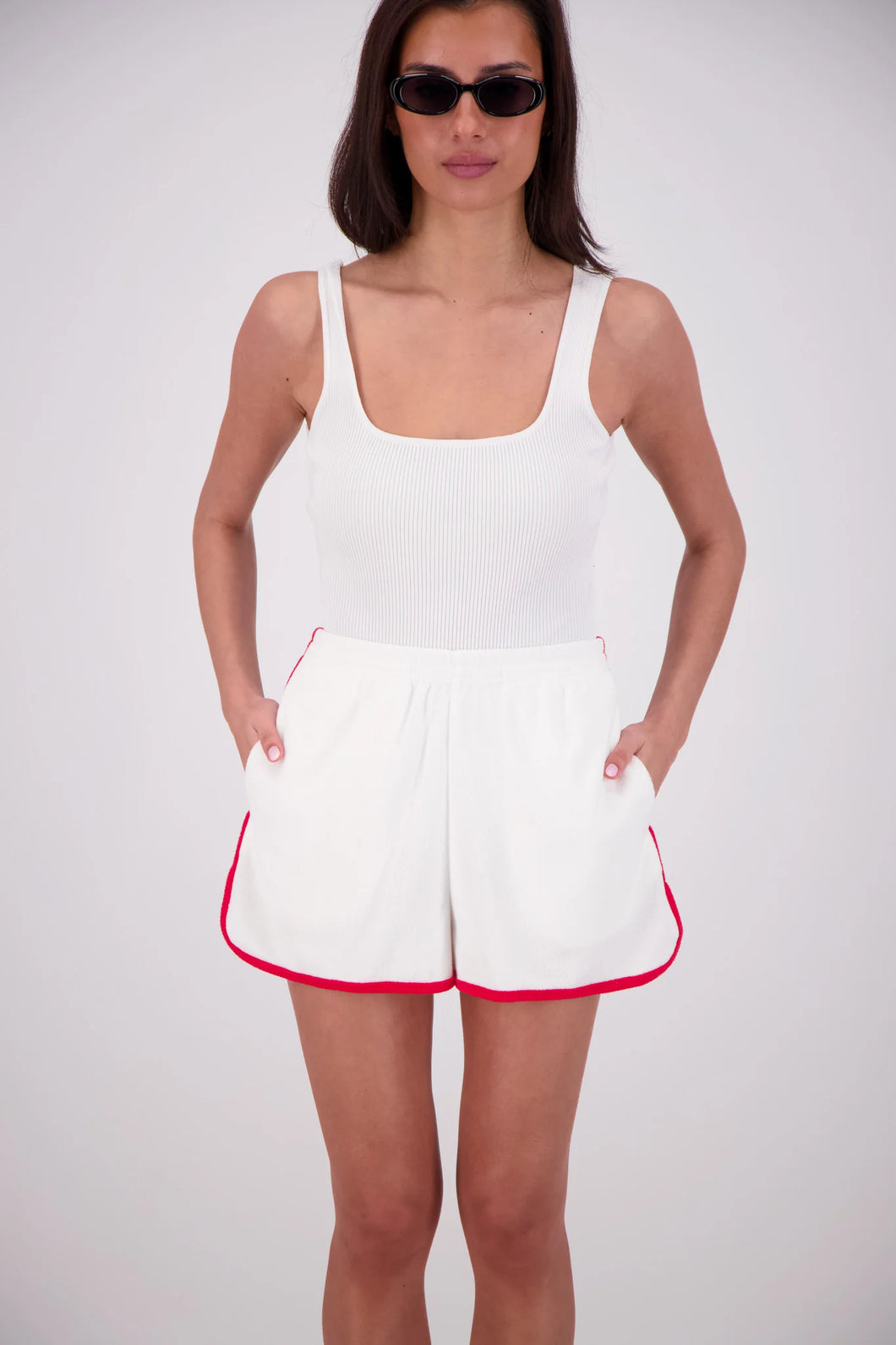 Jasmine Alexa ' Kuhio Shorts'-  White