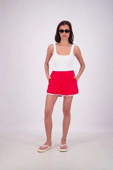 Jasmine Alexa ' Kuhio Shorts'-  Red