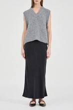 Friend Of Audrey 'The Fluffy Knit Vest' - Charcoal