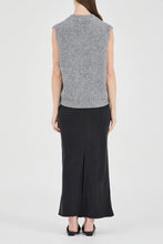 Friend Of Audrey 'The Fluffy Knit Vest' - Charcoal