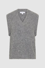 Friend Of Audrey 'The Fluffy Knit Vest' - Charcoal