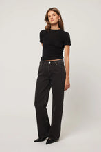 Rolla's Heidi Low Jeans Rigid - Stone Black