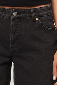Rolla's Heidi Low Jeans Rigid - Stone Black