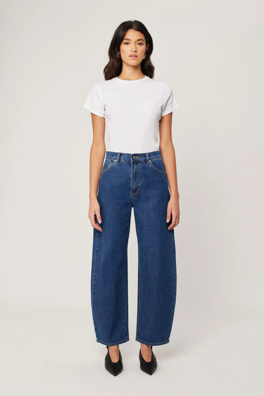 Rolla's Gigi Barrel Jeans - Forever Blue
