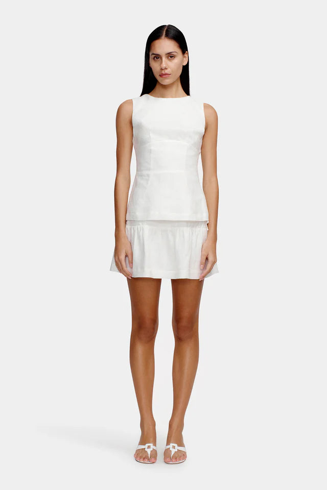 Ownley Darcy Mini Skirt - Ivory