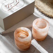 Himalayan Salt Margarita Glasses: Set of 2 / Pink