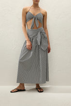 Lucia Maxi Skirt- Gingham Check