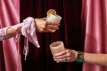 Himalayan Salt Margarita Glasses: Set of 2 / Pink