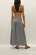 Lucia Maxi Skirt- Gingham Check