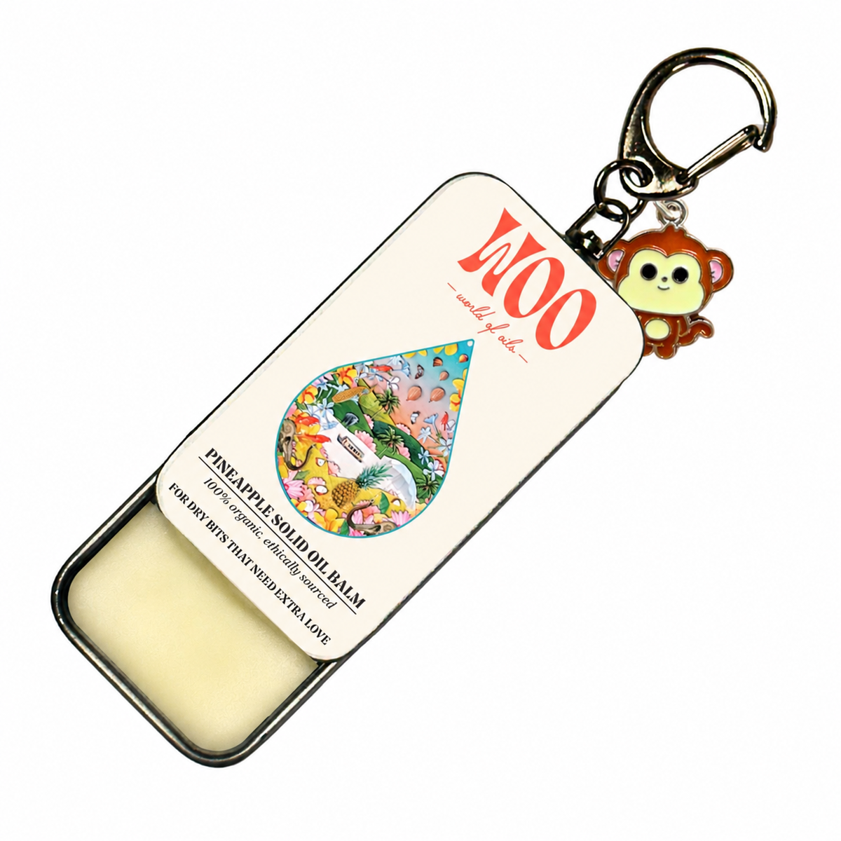 WOO™ Pineapple Coconut Solid Oil Balm for Face, Body & Hair