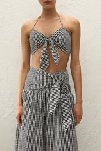 Lucia Maxi Skirt- Gingham Check