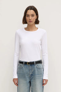Assembly Label 'Lyla Long Sleeve Tee' - White