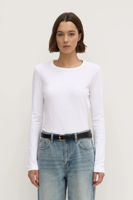 Assembly Label 'Lyla Long Sleeve Tee' - White