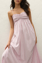 Presa Maxi Dress - Fiori Stripe Palazzo