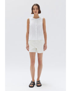 Assembly Label 'Alice Top' - White
