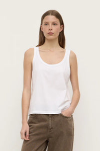 Assembly Label ' Adria Jersey Tank' - White