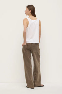 Assembly Label ' Adria Jersey Tank' - White