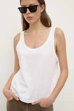 Assembly Label ' Adria Jersey Tank' - White