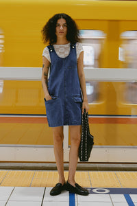 Rowie 'Franka Denim Mini Dress' - Classic Wash