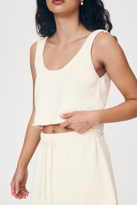 Rowie 'Belen Knit Crop' - Bone