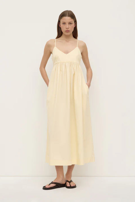 Assembly Label 'Bronte Poplin Midi Dress' - Sorbet