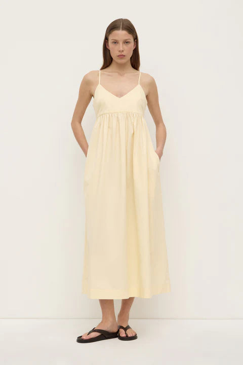 Assembly Label 'Bronte Poplin Midi Dress' - Sorbet