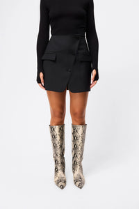 Mossman 'By Your Side Mini Skirt' - Black