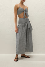 Lucia Maxi Skirt- Gingham Check