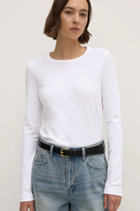 Assembly Label 'Lyla Long Sleeve Tee' - White