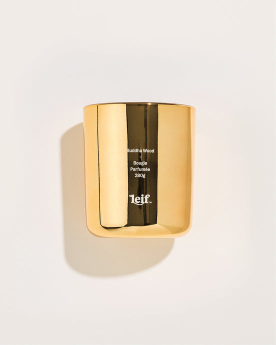 Leif 'HOLIDAY x Mark Gowing' - Buddah Wood Gold Candle