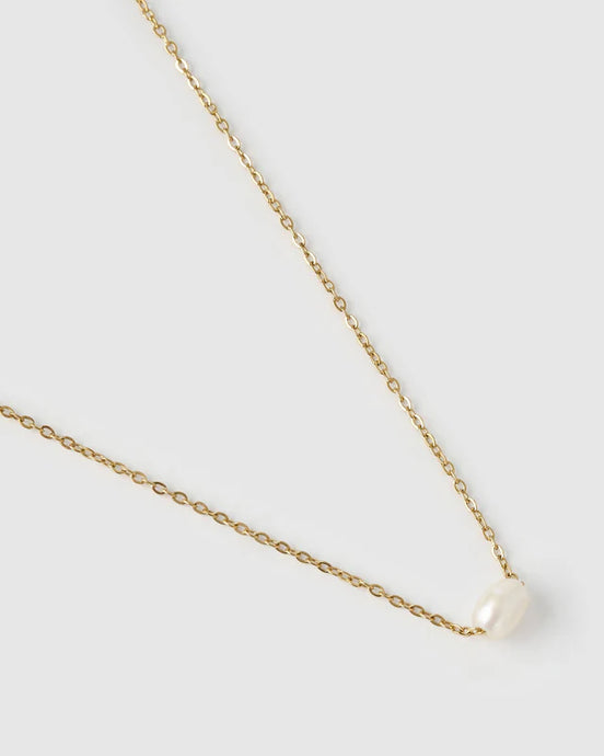 Arms of Eve - 'Cressida Pearl Necklace' -  Gold