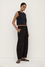 Assembly Label ' Cherri Button Front Top' - Black