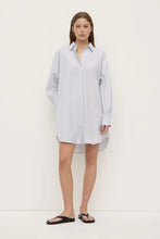 Assembly Label ' Cora Stripe Shirt Dress' - White/ Navy Stripe