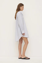 Assembly Label ' Cora Stripe Shirt Dress' - White/ Navy Stripe