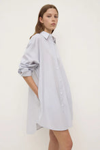 Assembly Label ' Cora Stripe Shirt Dress' - White/ Navy Stripe