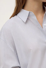 Assembly Label ' Cora Stripe Shirt Dress' - White/ Navy Stripe