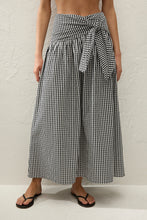 Lucia Maxi Skirt- Gingham Check